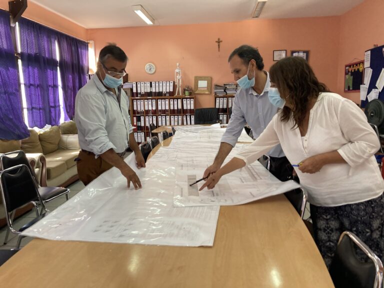 Proyecto de conservación de Escuela Villa Centinela avanza a paso firme en San Fernando