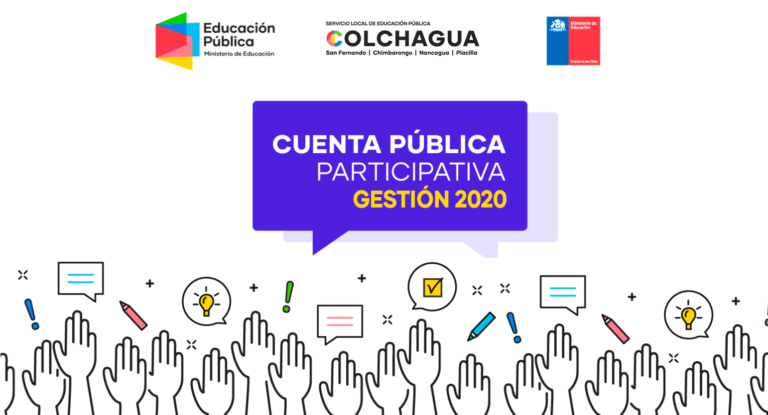 Cuenta Pública Participativa 2020 del Servicio Local de Educación Pública Colchagua