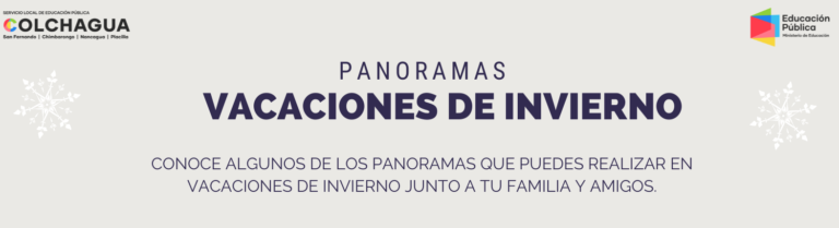 Disfruta las vacaciones de invierno con estos panoramas
